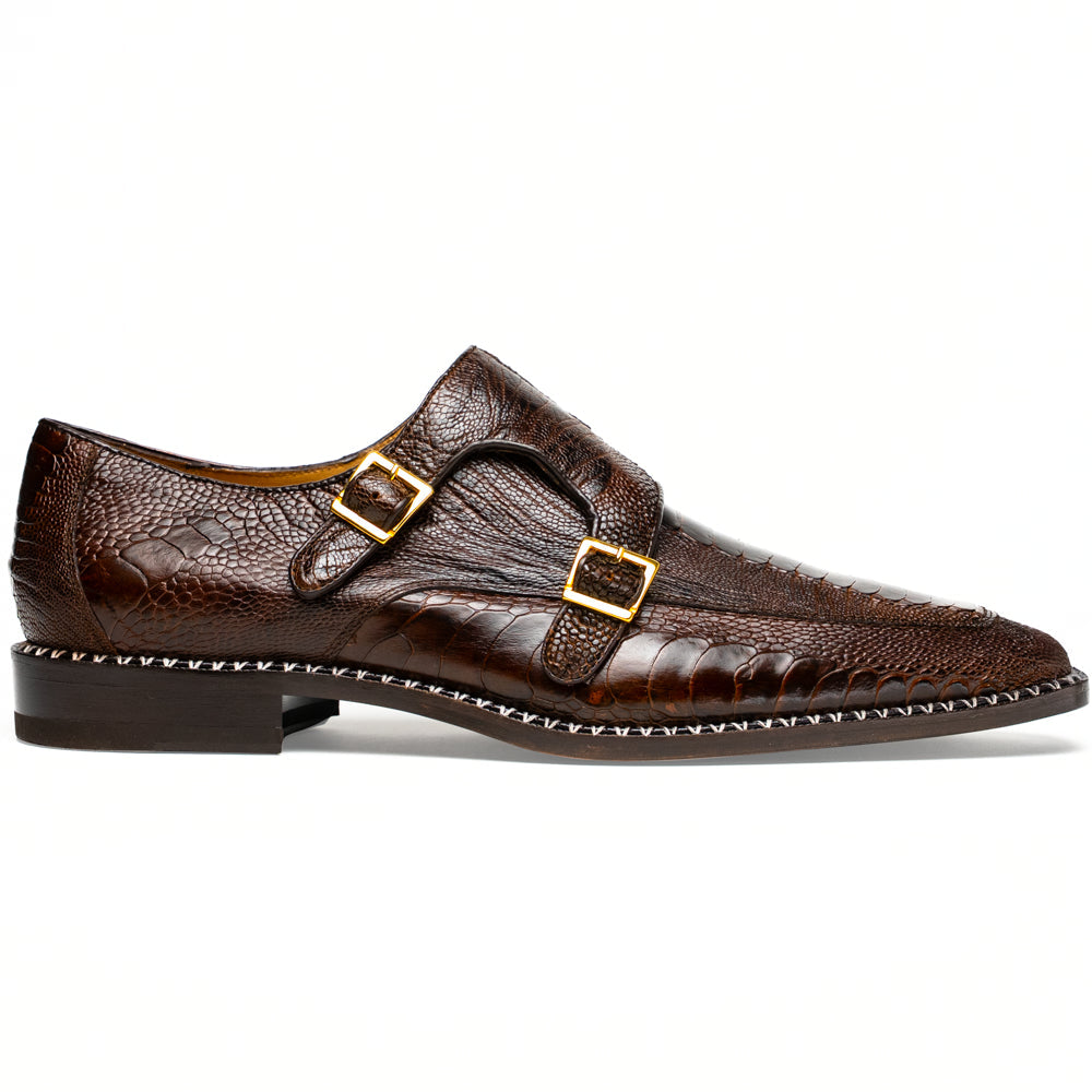 Napoli Double Monk Strap Shoe | Brown