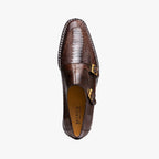 Napoli Double Monk Strap Shoe | Brown
