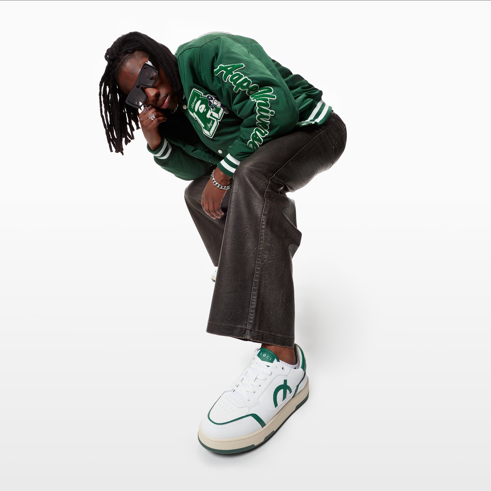 NEO Sneaker | White & Green