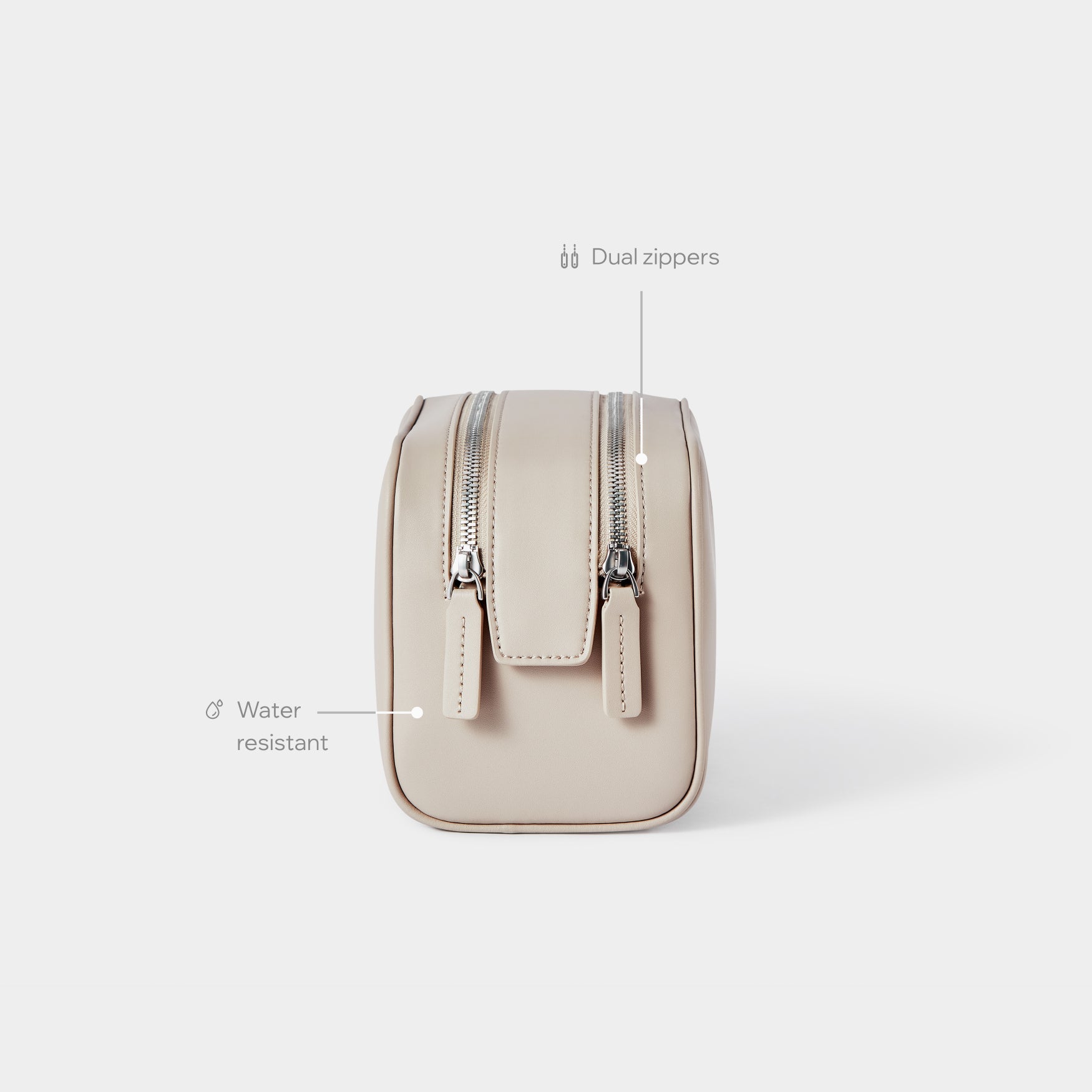 Hawaii Compact Dopp | Beige