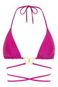 Mariposa Bikini Top with Gold Butterfly Accessory