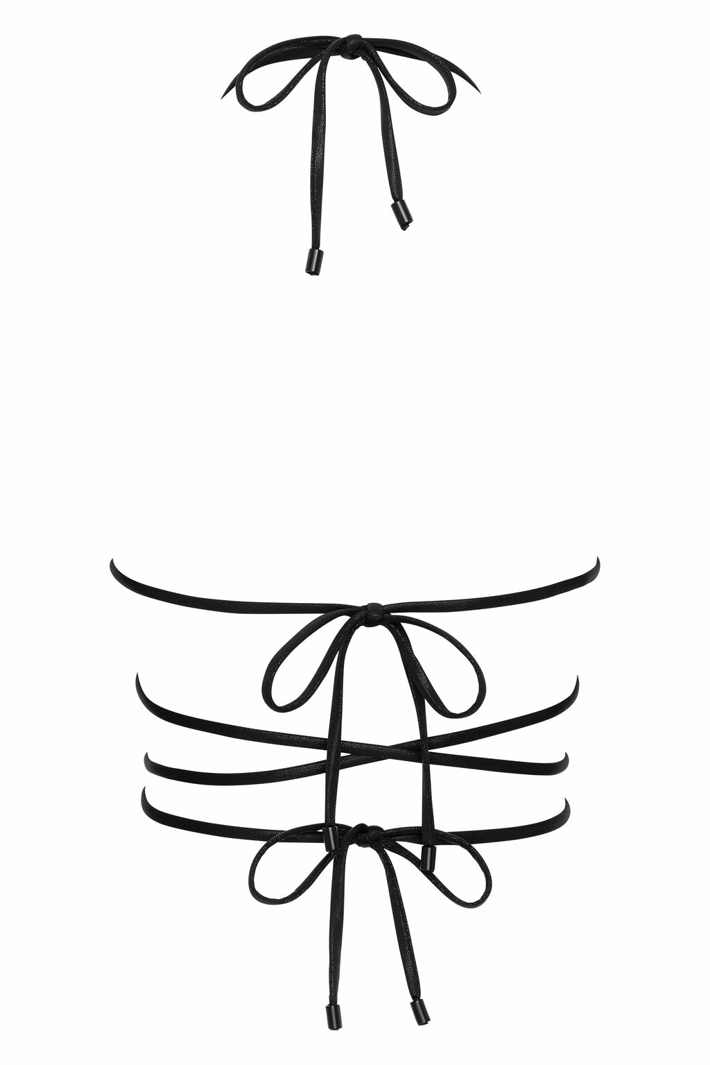 Mariposa Top in Black-Shimmer