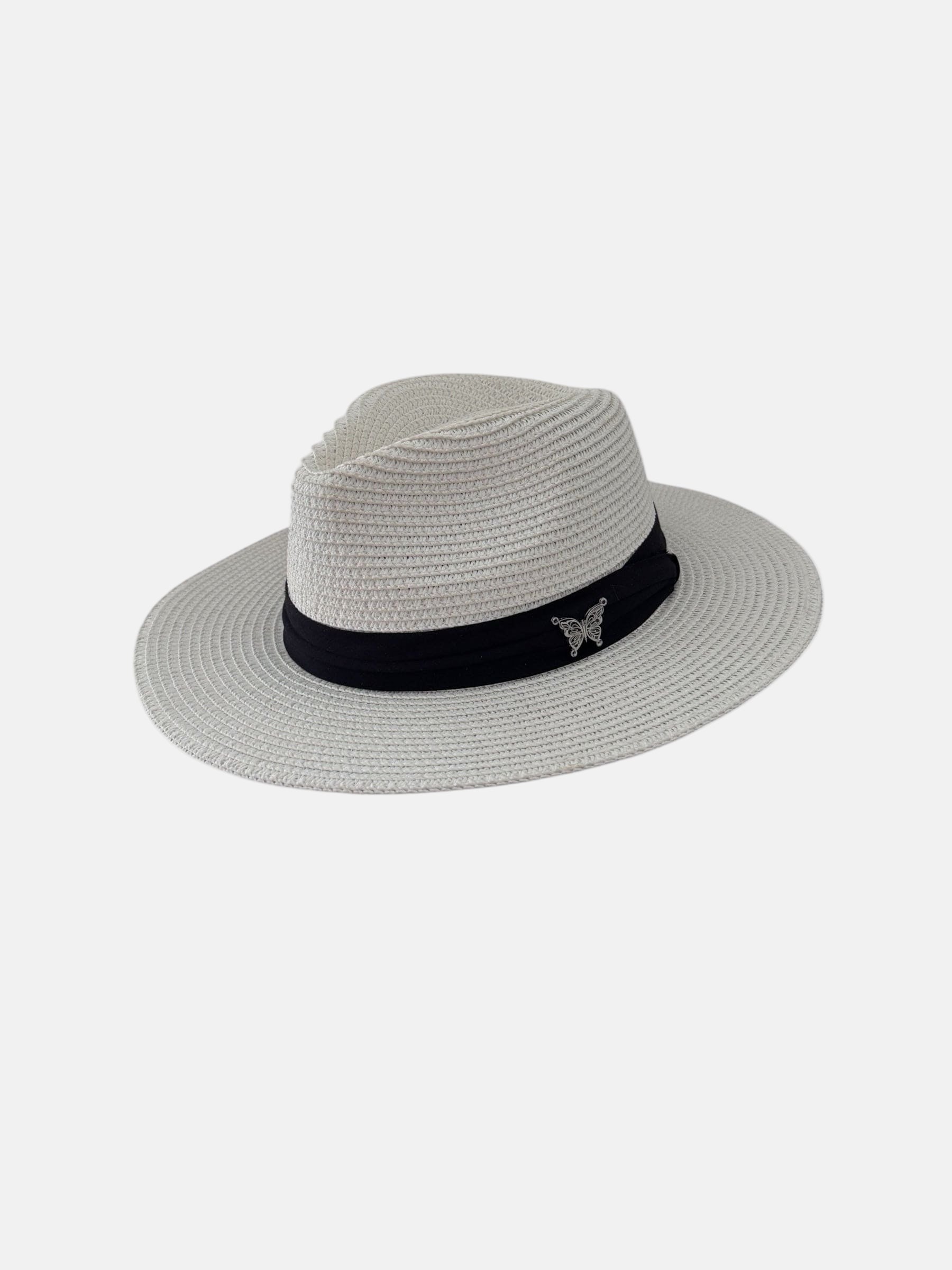 White Nikoza Fedora Hat