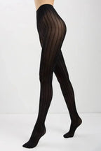 Conte Fantasy Tights Lacy Line | Lace Pattern and Stripes