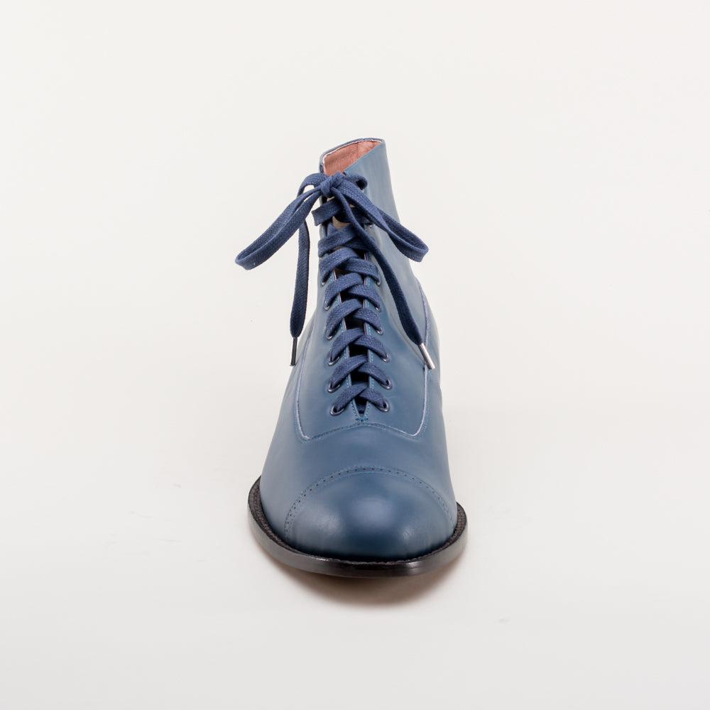 Noble Men's Vintage Lace-Up Boots | Blue