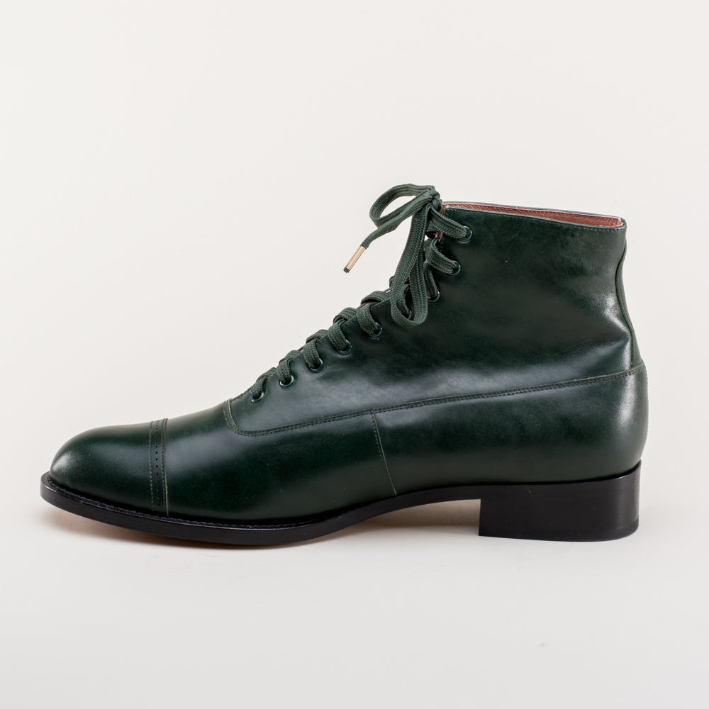 Noble Men's Vintage Lace-Up Boots | Green