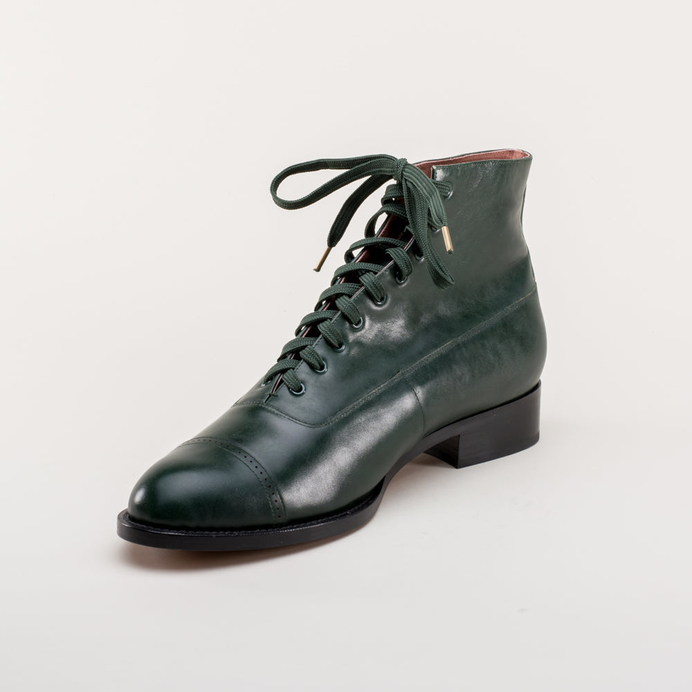 Noble Men's Vintage Lace-Up Boots | Green