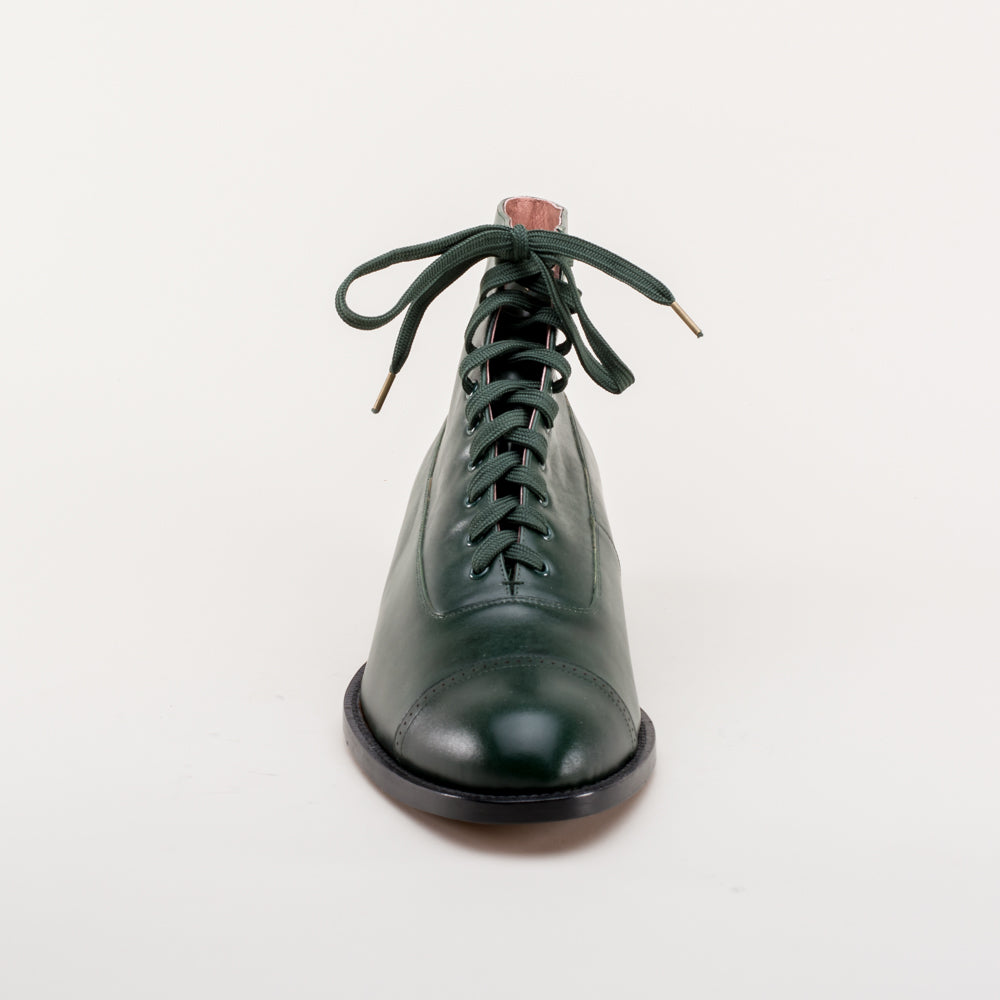 Noble Men's Vintage Lace-Up Boots | Green
