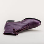 Noble Men's Vintage Lace-Up Boots | Purple