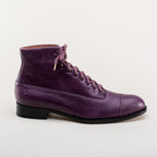 Noble Men's Vintage Lace-Up Boots | Purple