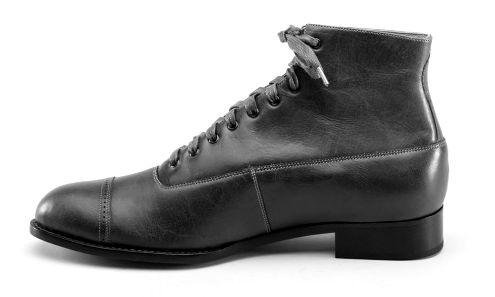 Noble Men's Vintage Lace-Up Boots | Purple