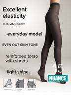 Conte Nuance Tights 15 Den | Reinforced Shorts