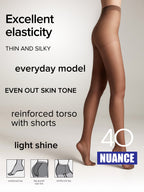 Conte Nuance Tights 40 Den | Reinforced Shorts
