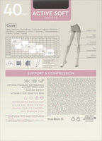 Shaping Support with Vitamin E Tights Conte Active Soft 40 Den