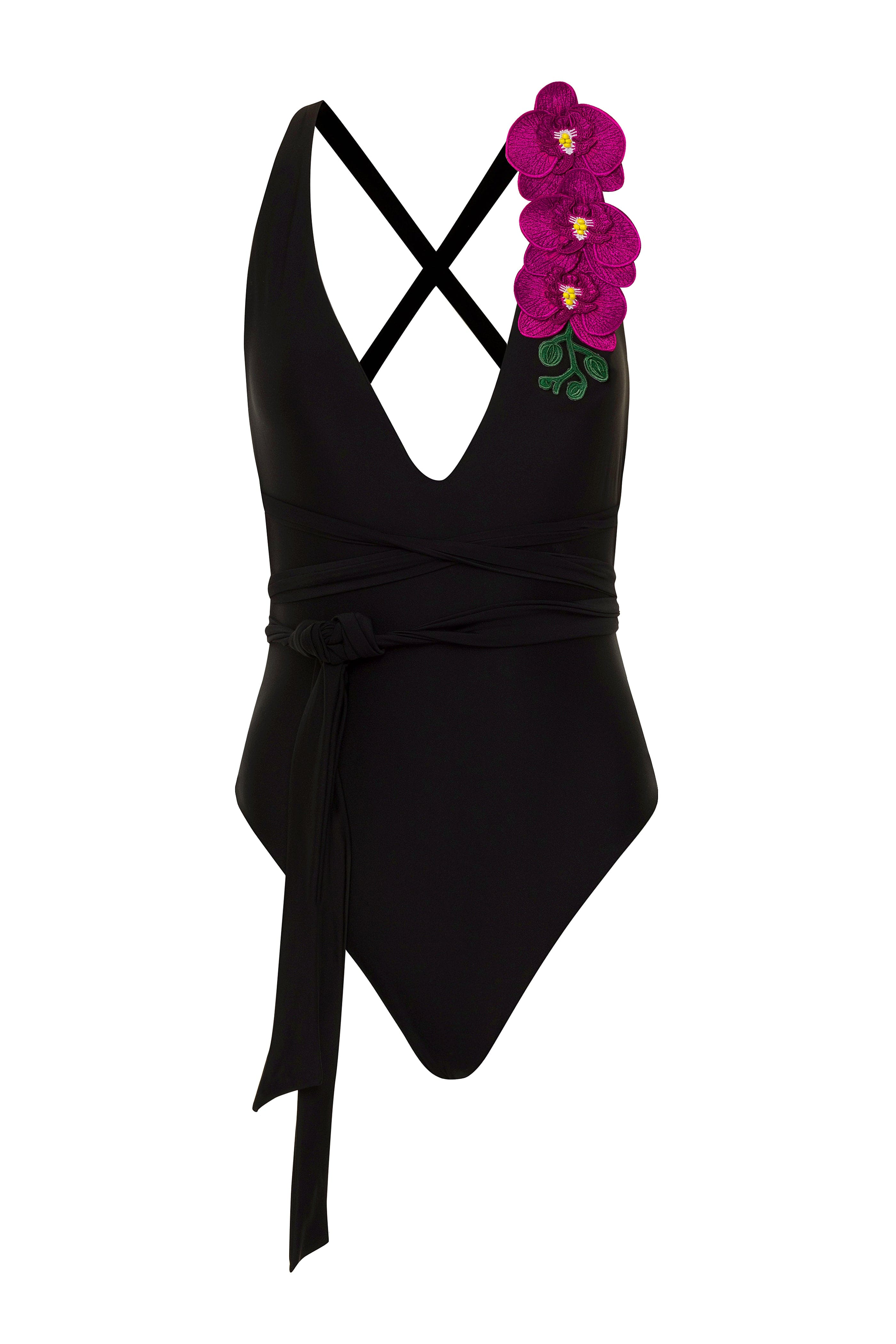 Oncidium One-Piece Swimsuit