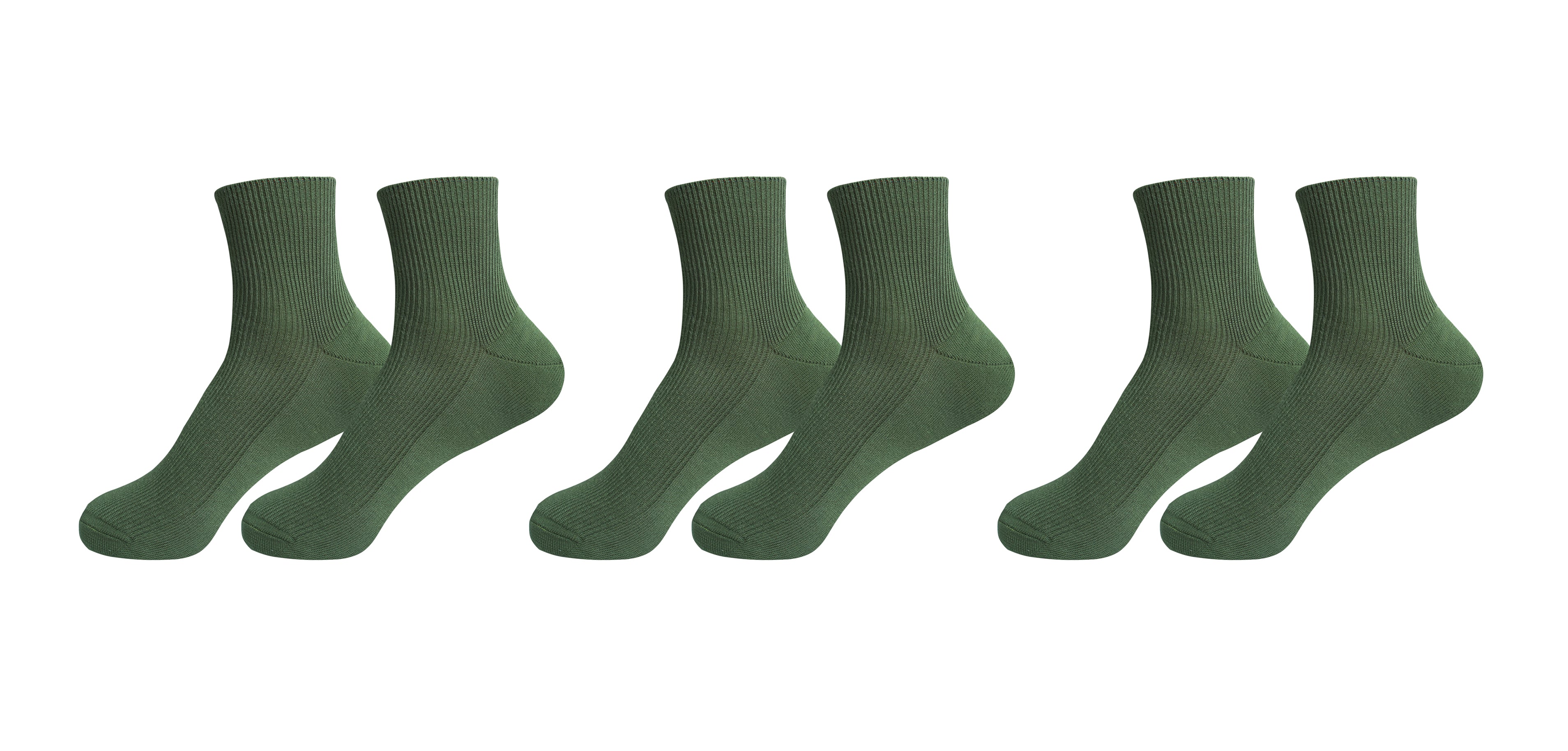 Tittimitti® 100% Organic Combed Cotton Luxury Men's Socks | 3 Pairs