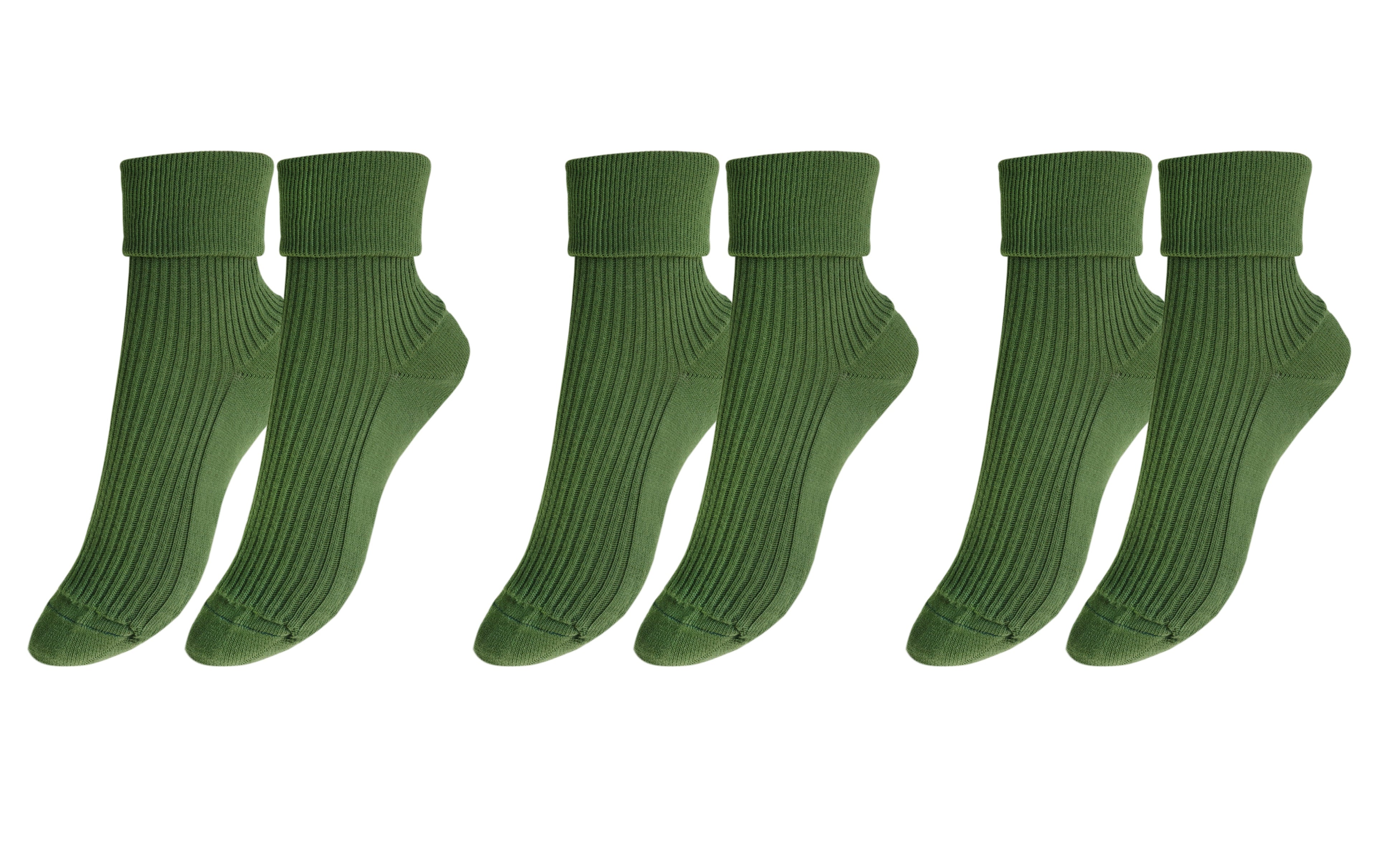 Tittimitti® 100% Organic Combed Cotton Luxury Women's Socks | 3-Pack