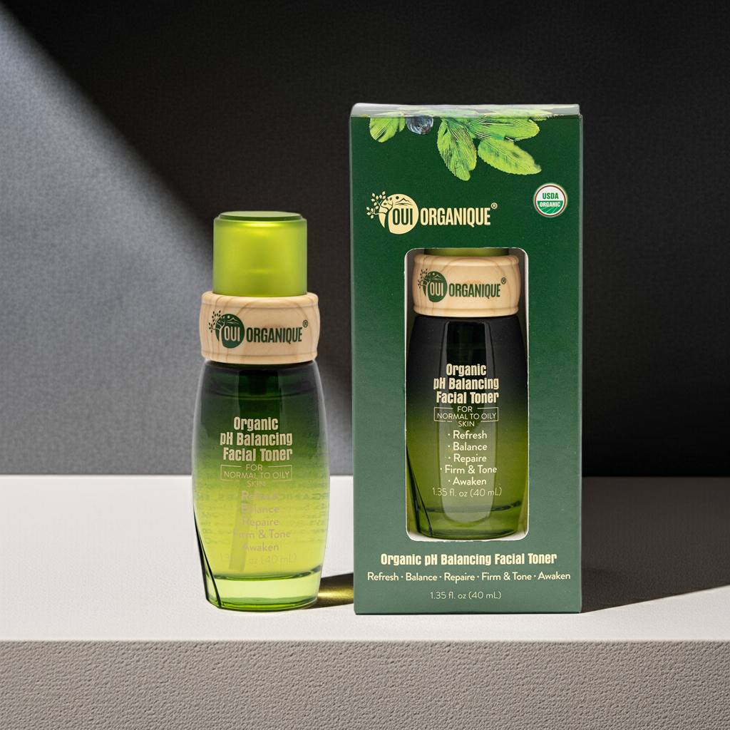 Organic pH Balancing Facial Toner for Normal to Oily Sensitive Skin | Acne Skin Barrier Builder