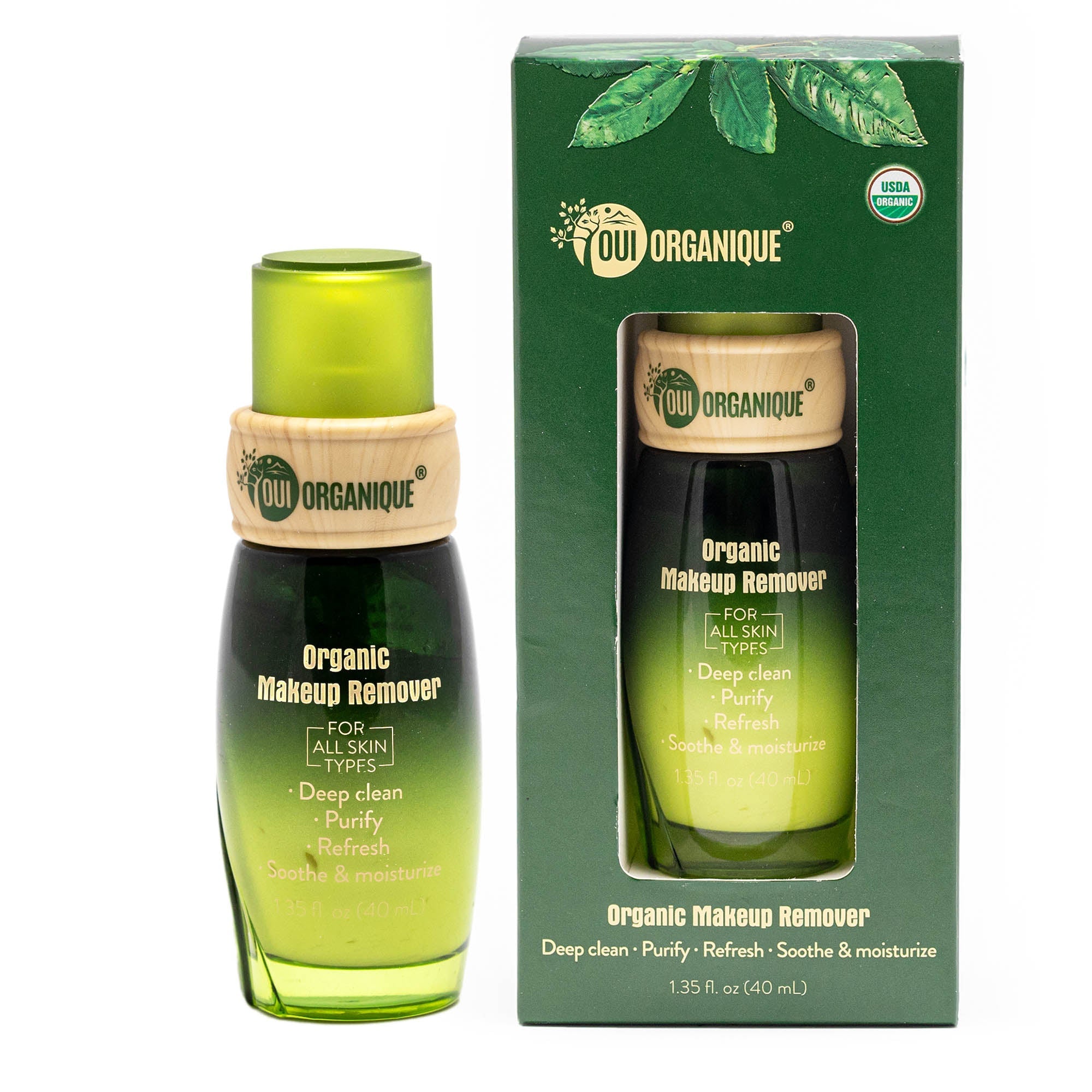 Certified Organic Double Action Makeup Remover | Alcohol Free