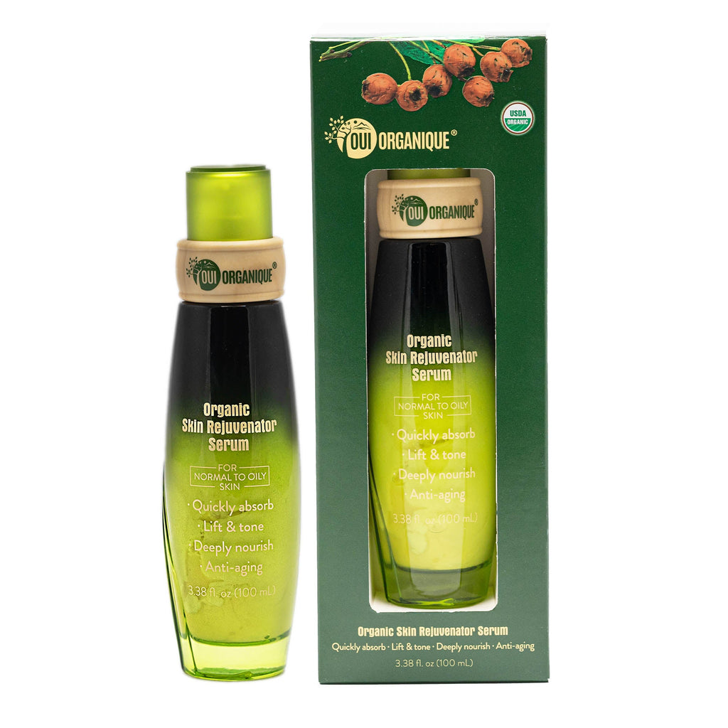 Certified Organic Skin Rejuvenator Serum Anti-Aging Natural Sunscreen Alternative Botanical Retinol