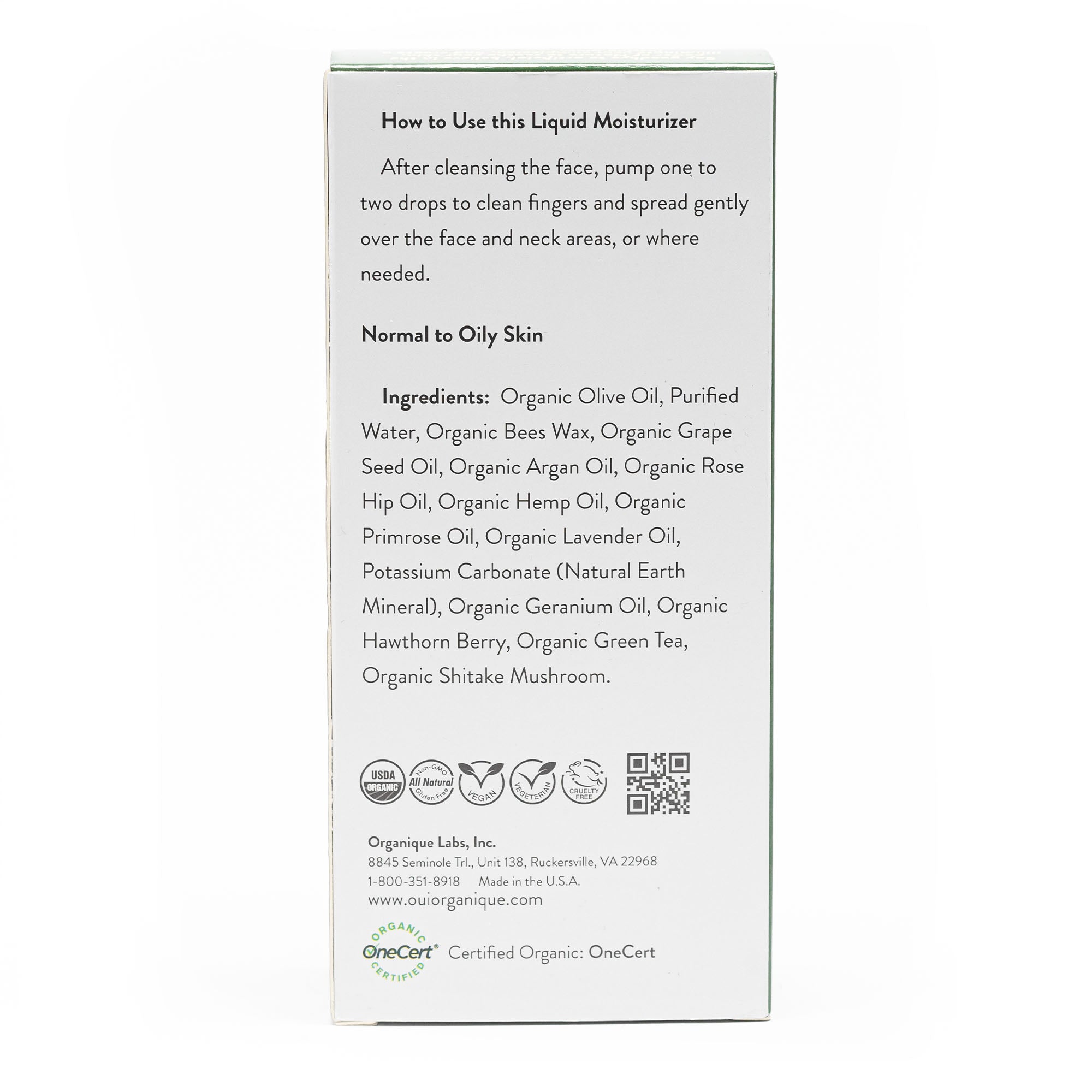 Certified Organic Skin Rejuvenator Serum Anti-Aging Natural Sunscreen Alternative Botanical Retinol