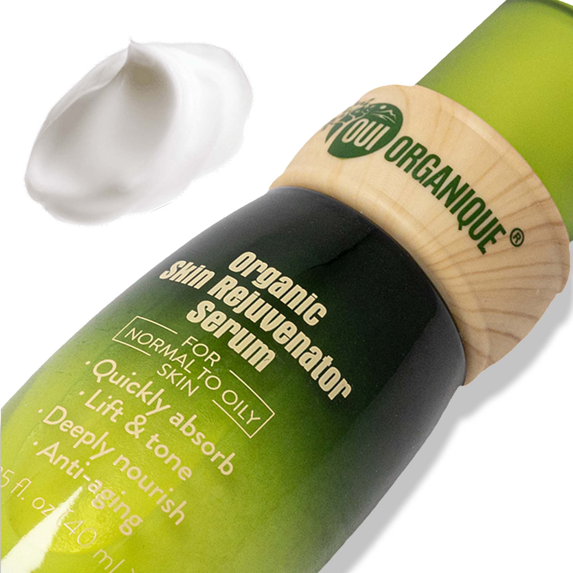 Certified Organic Skin Rejuvenator Serum Anti-Aging Natural Sunscreen Alternative Botanical Retinol