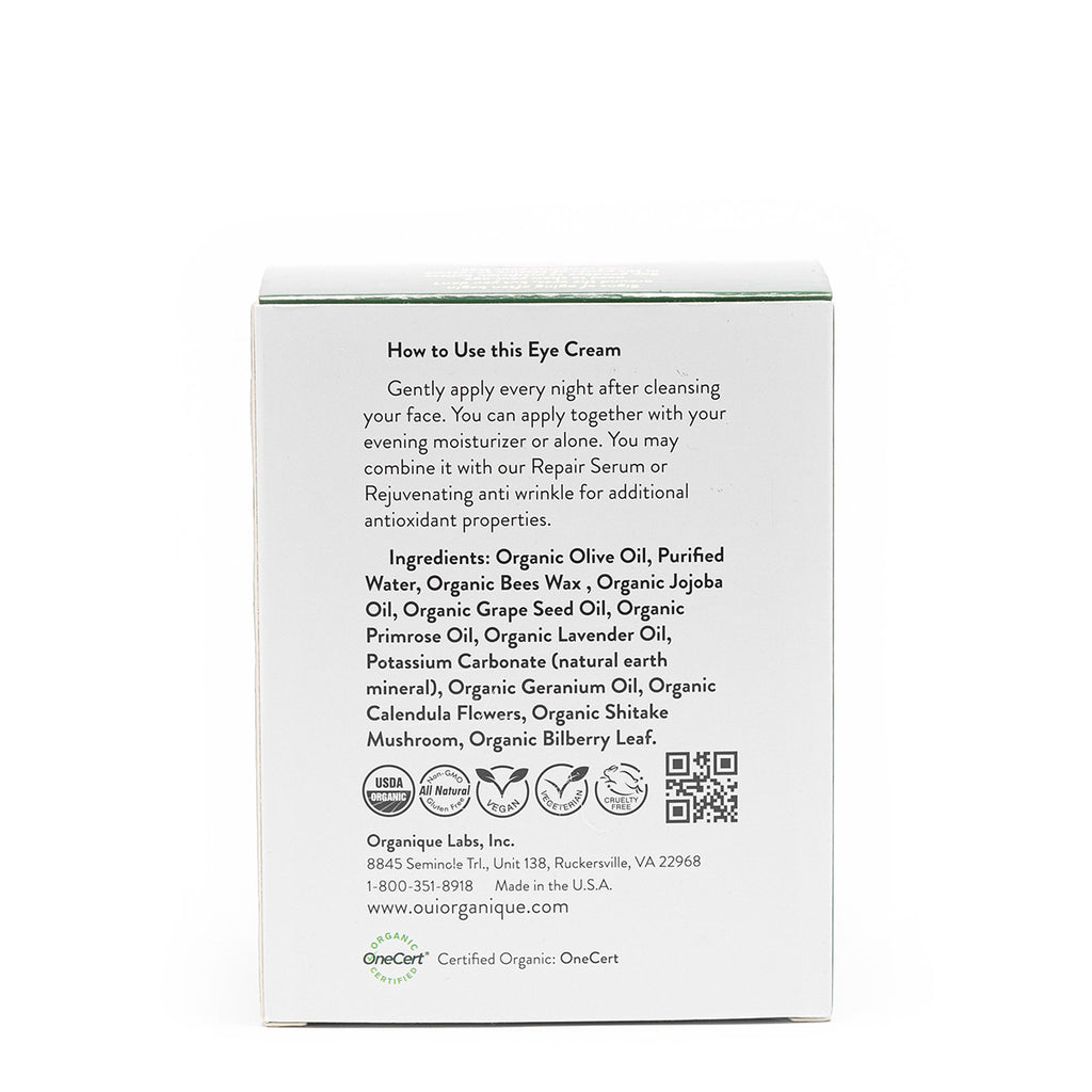 OUI ORGANIQUE Rejuvenating Eye Cream Dark Circle Fine Line Solution