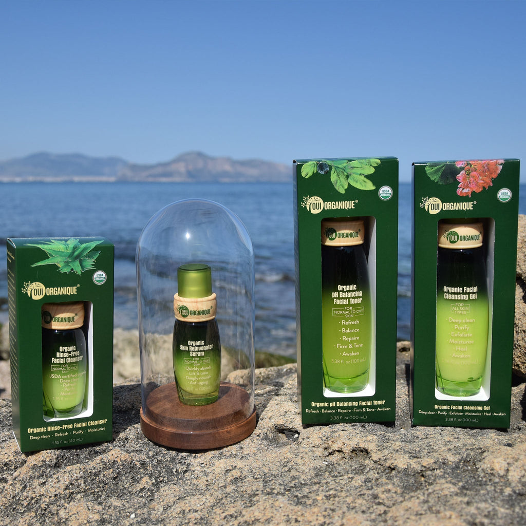 Organic Anti-Aging Sunscreen Skincare Set | Natural Moisturizer
