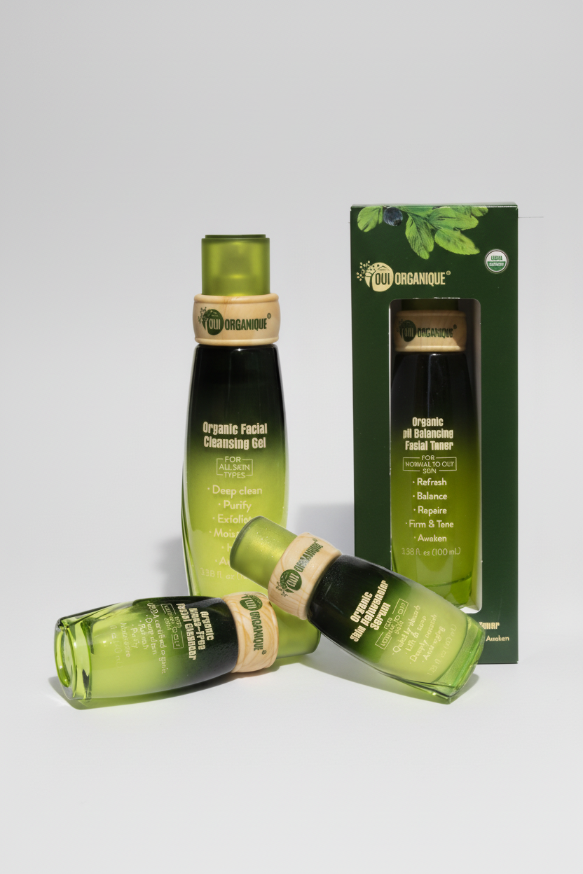 Organic Anti-Aging Sunscreen Skincare Set | Natural Moisturizer