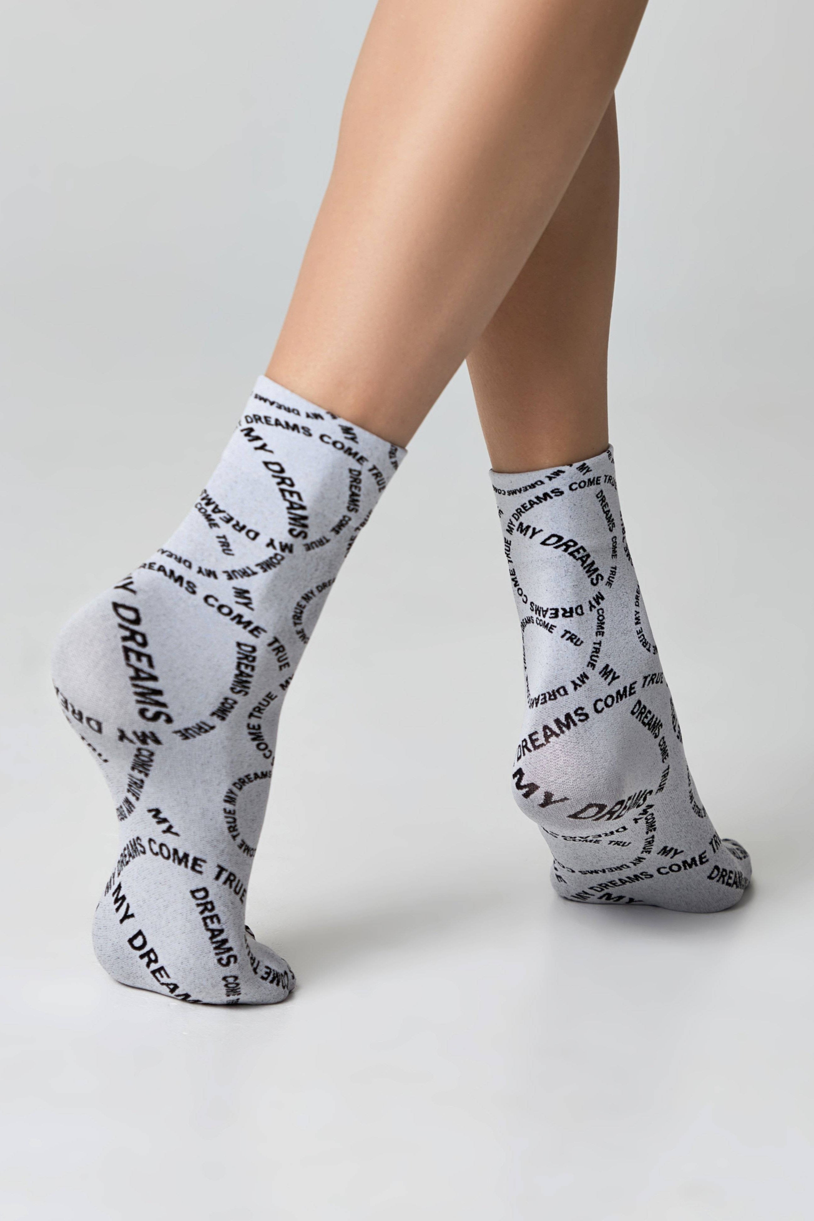 Dense Socks Conte Fantasy Knitted "My dreams" Design