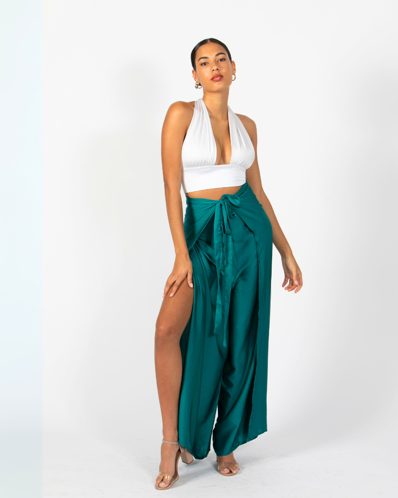 Pant to Jumpsuit | Satin