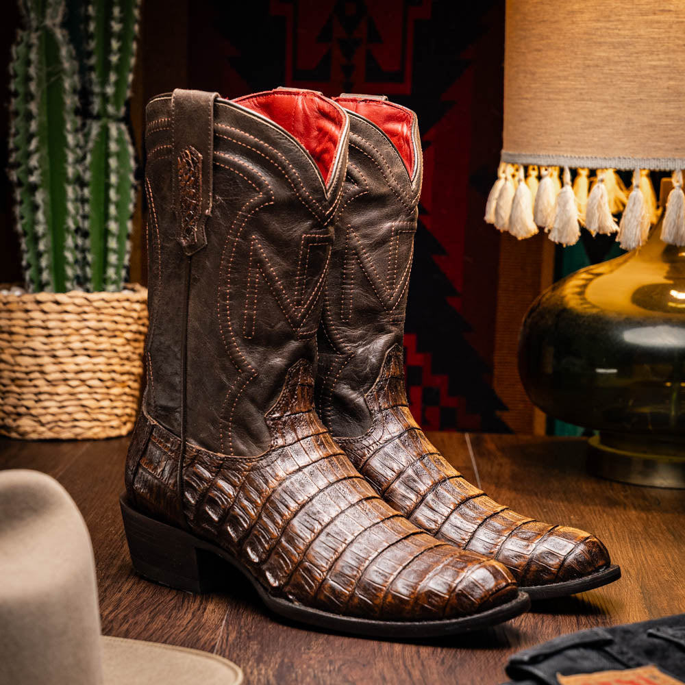 Phoenix Cowboy Boot | Aged Brown