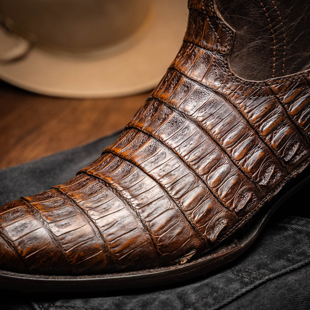 Phoenix Cowboy Boot | Aged Brown