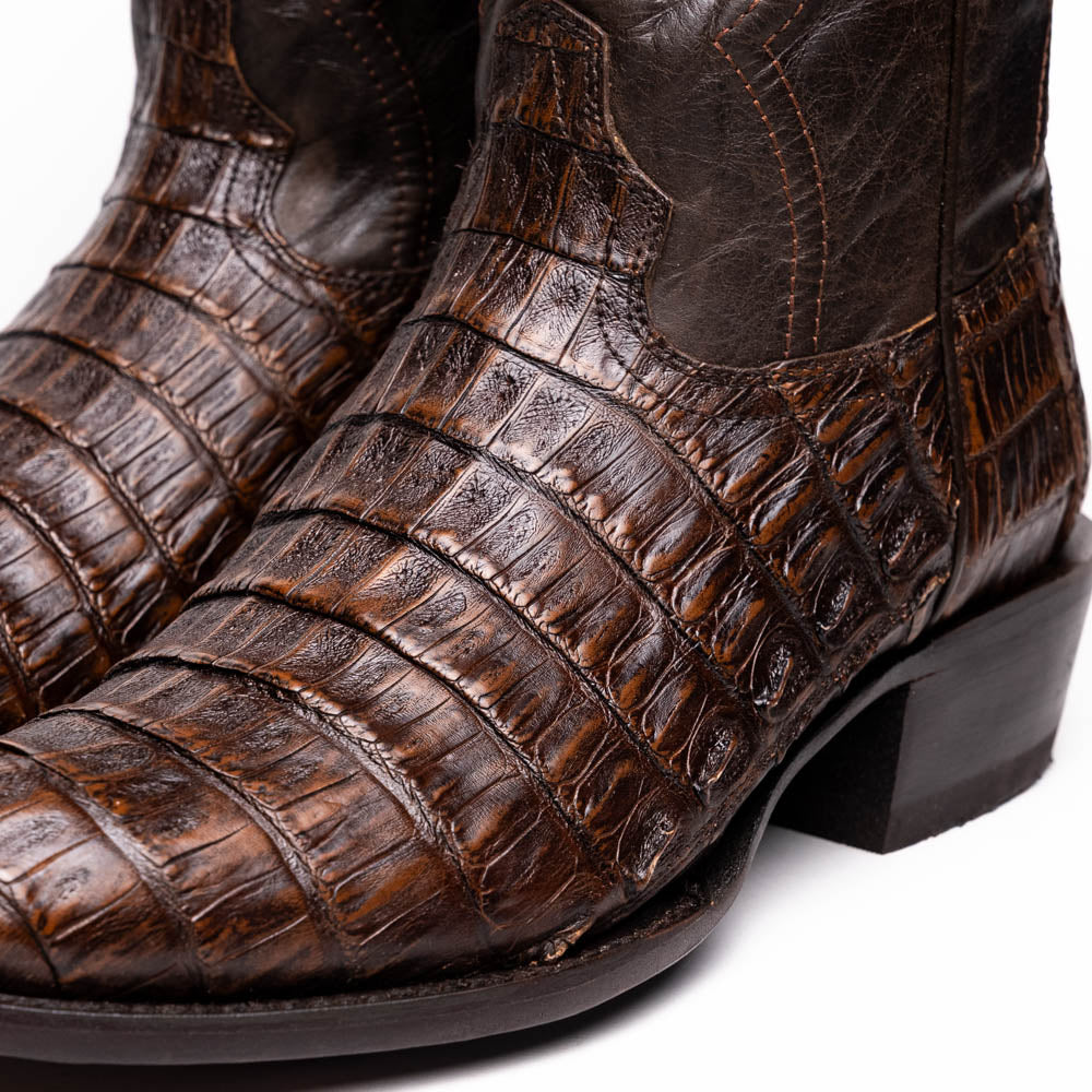 Phoenix Cowboy Boot | Aged Brown