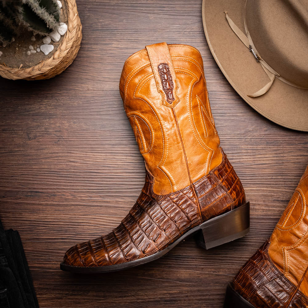 Phoenix Cowboy Boot | Aged Maple