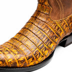 Phoenix Cowboy Boot | Mustard Brown