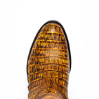 Phoenix Cowboy Boot | Mustard Brown
