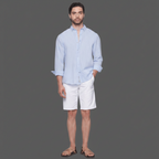 The Luxury Linen Shirt | Sky Blue