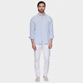 The Luxury Linen Shirt | Sky Blue