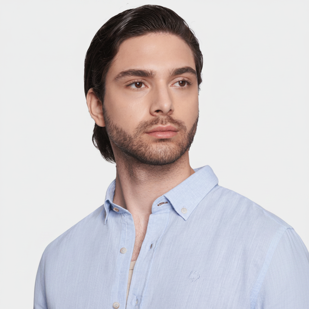 The Luxury Linen Shirt | Sky Blue