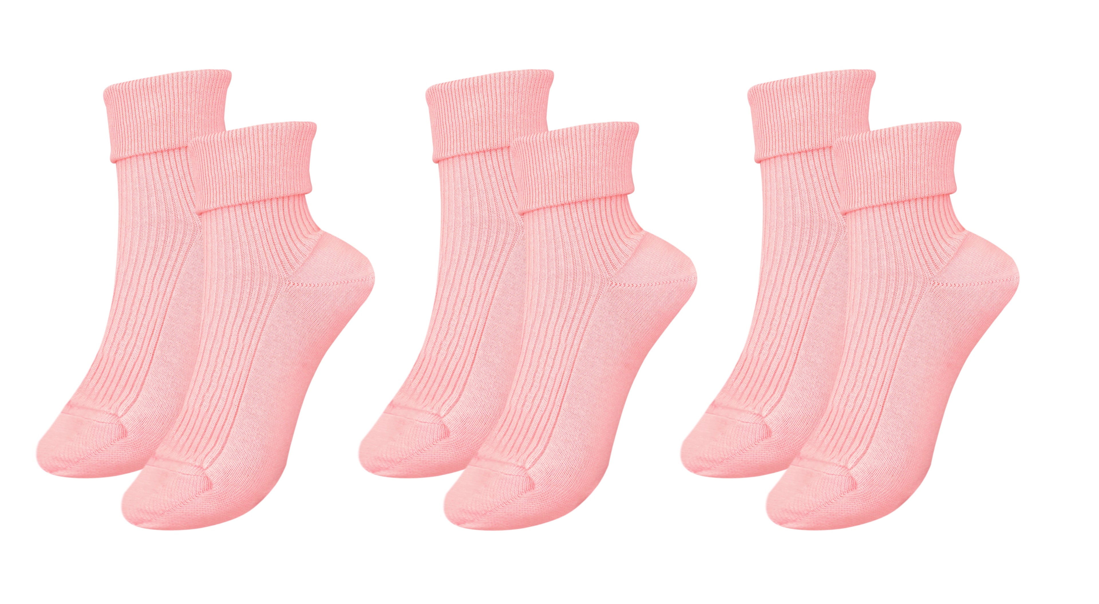 Tittimitti® 100% Organic Combed Cotton Luxury Women's Socks | 3-Pack