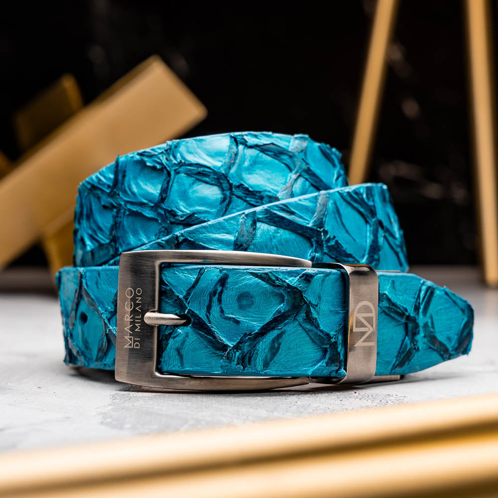 Olivieri Belt Caribbean Blue