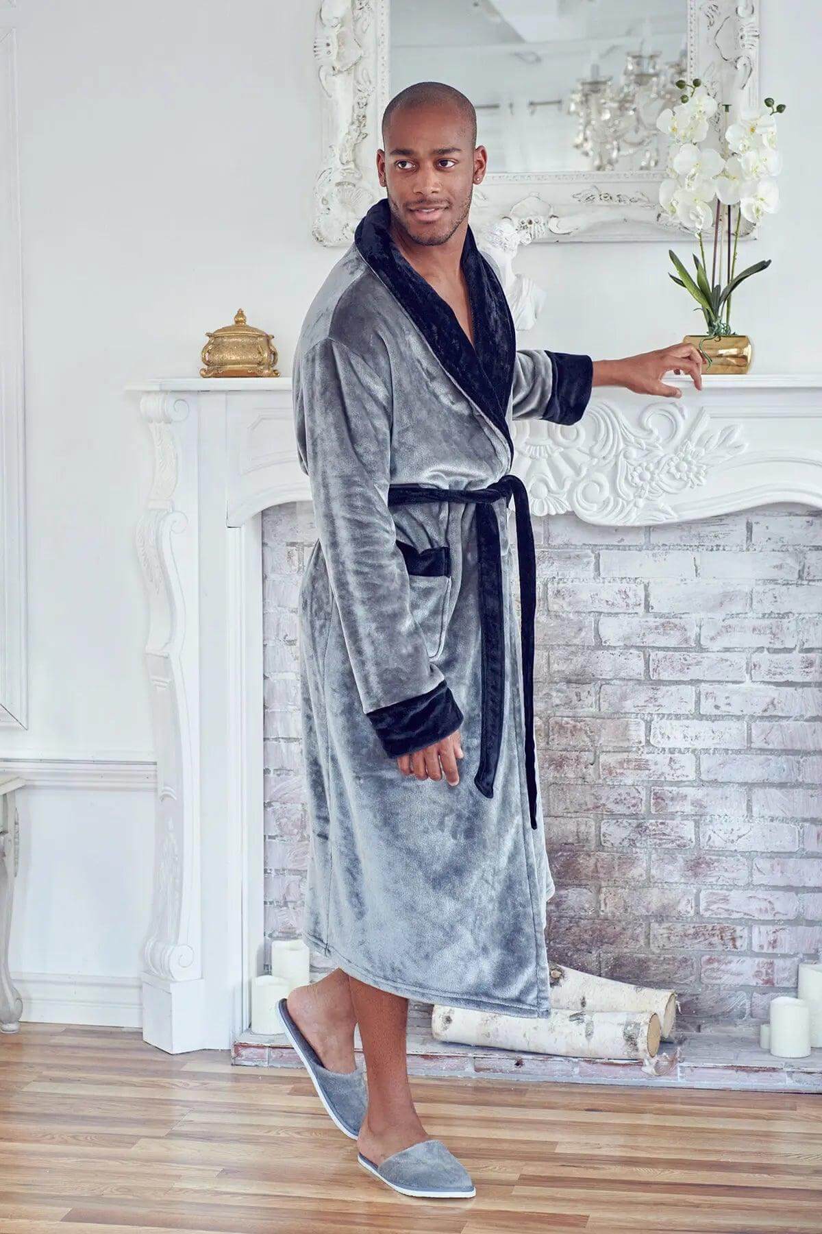 Cozy Mens Plush Robes