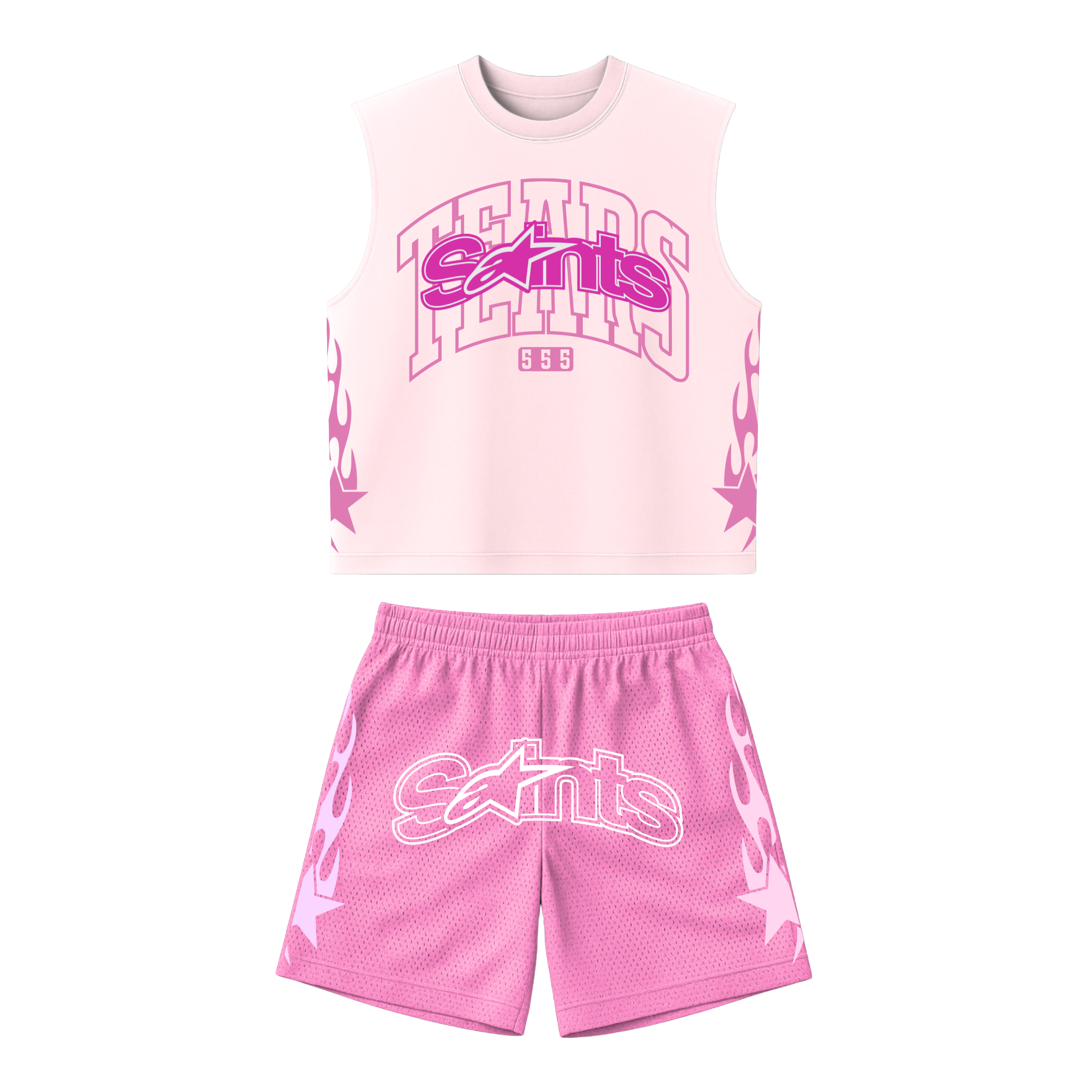 Saint Tears Mesh Cut Off Set