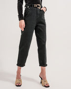 Pocket Detail Jeans in Black