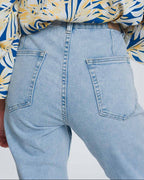 Pocket Detail Jeans in Light Denim