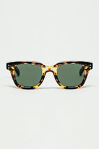 Polarised Sunglasses with Dark Lens and Tortoise Sheel Frame