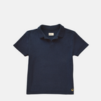 Navy Toweling Terry Polo