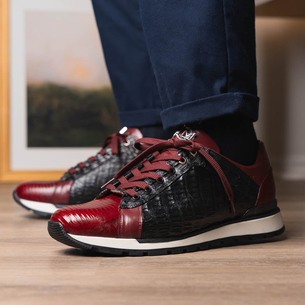 Portici Sneaker | Wine/Black