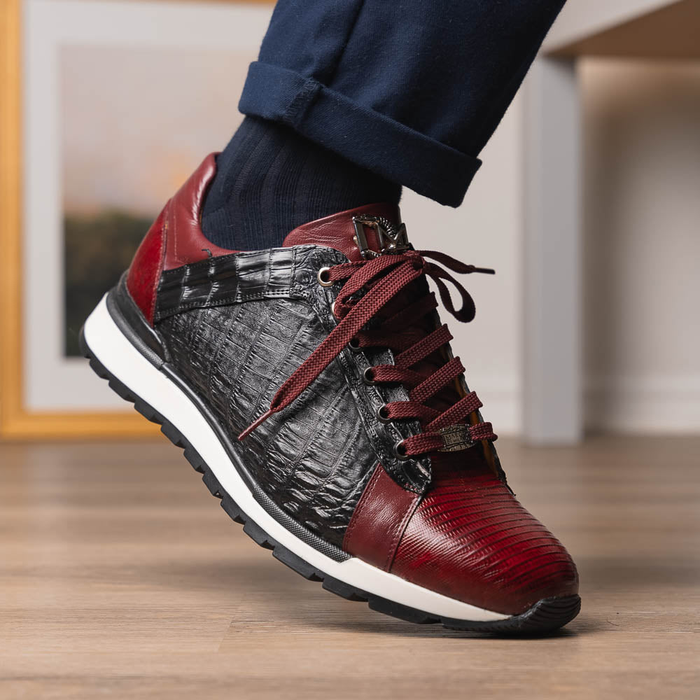 Portici Sneaker | Wine/Black